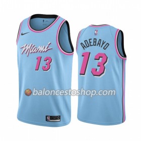 Camiseta Hombre NBA Miami Heat Bam Adebayo 13 2019-20 Nike City Edition Swingman